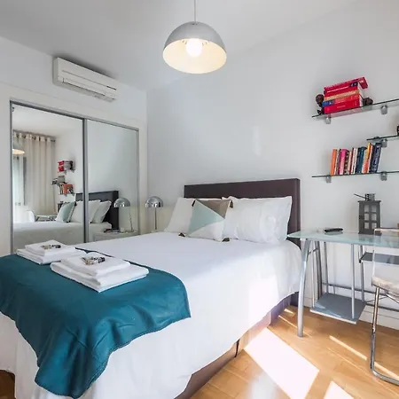 Flamingos - Spacious 2 Bedroom With Ac And Outdoor Area 公寓 Lisboa