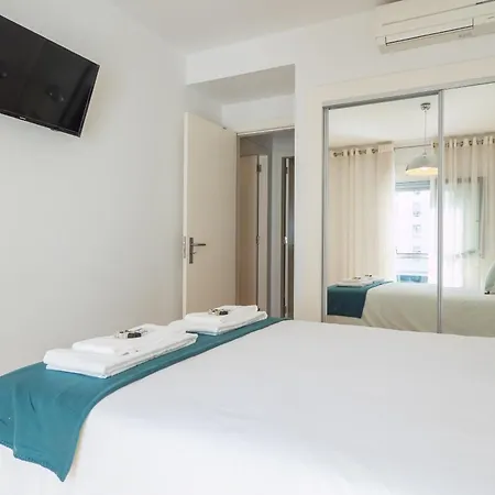 Flamingos - Spacious 2 Bedroom With Ac And Outdoor Area 公寓 Lisboa